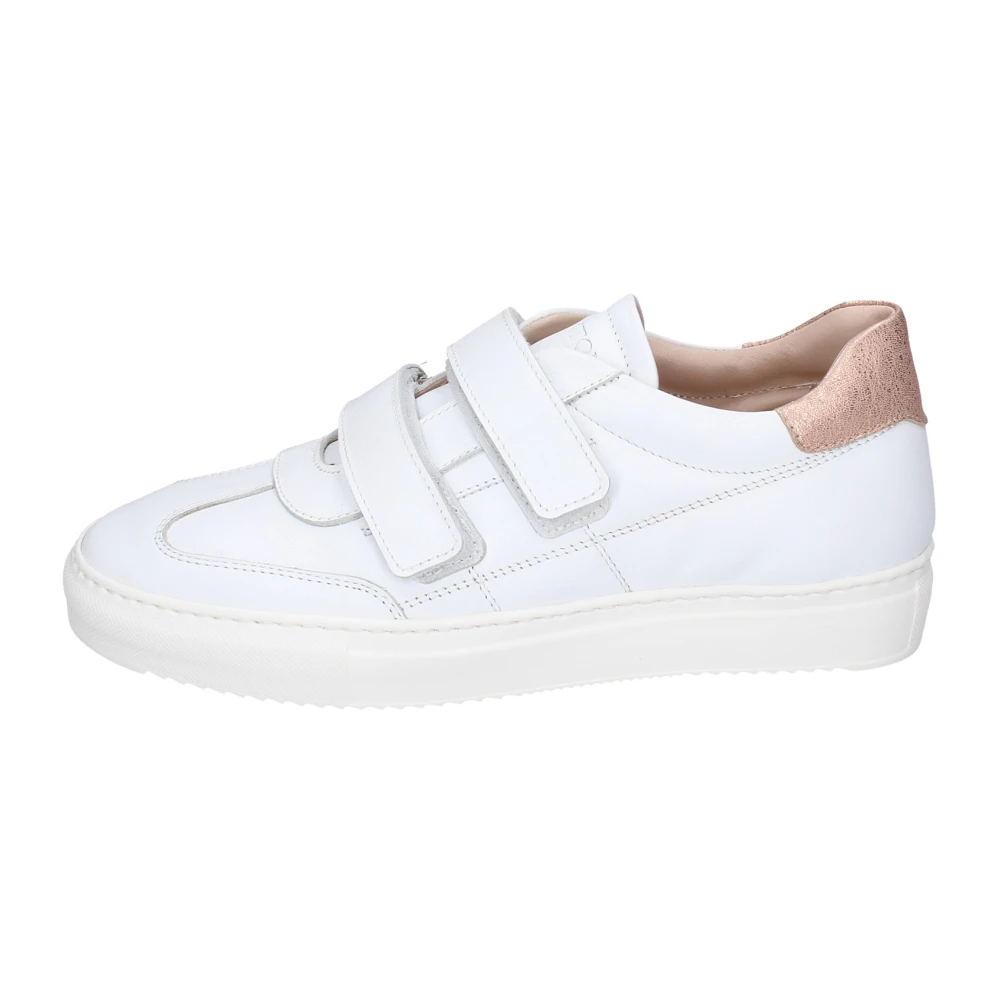 Stokton White Sneakers, Female, 4 Uk, Leather Women's Trainers