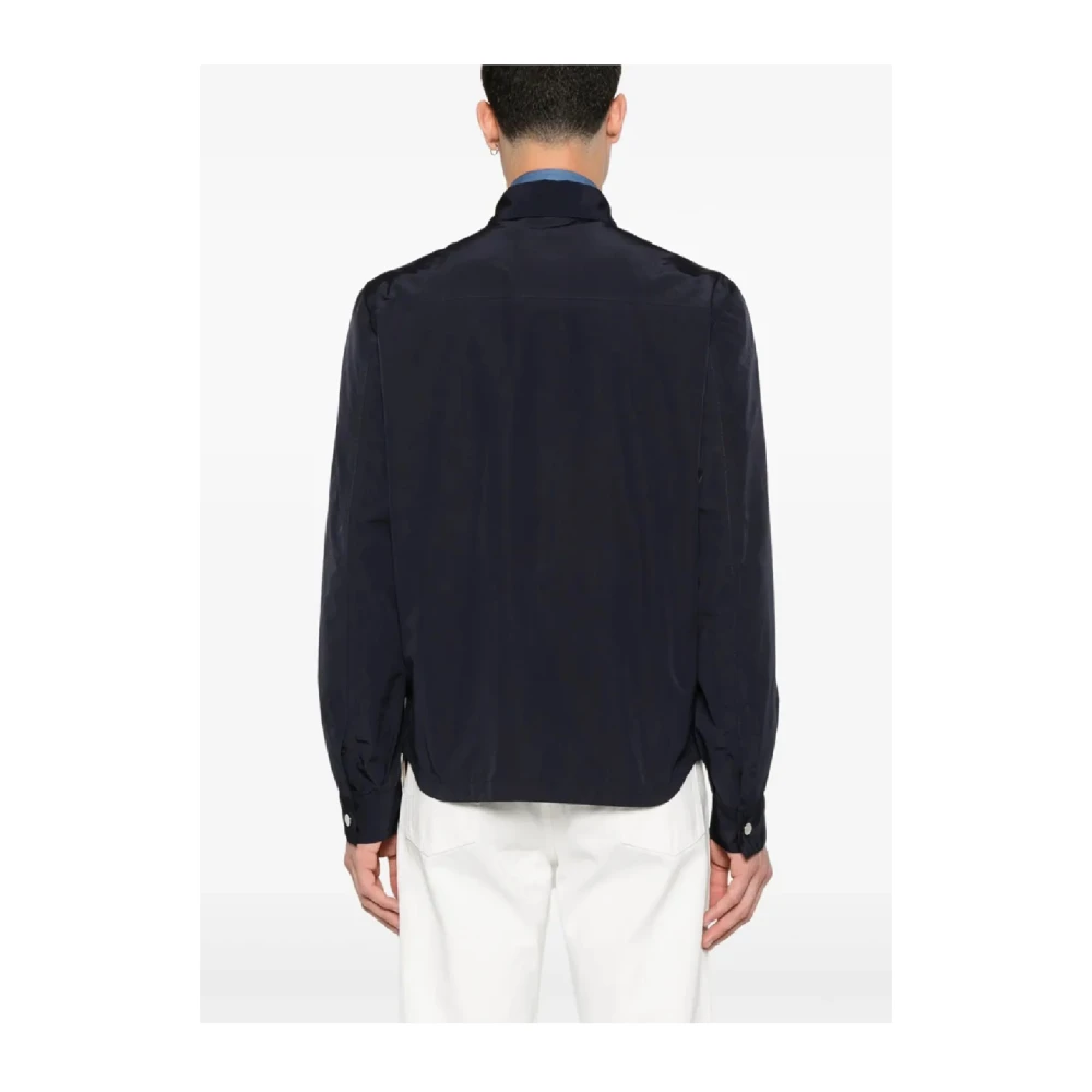 BRUNELLO CUCINELLI Luxe herenjas voor buitenkleding Blue Heren
