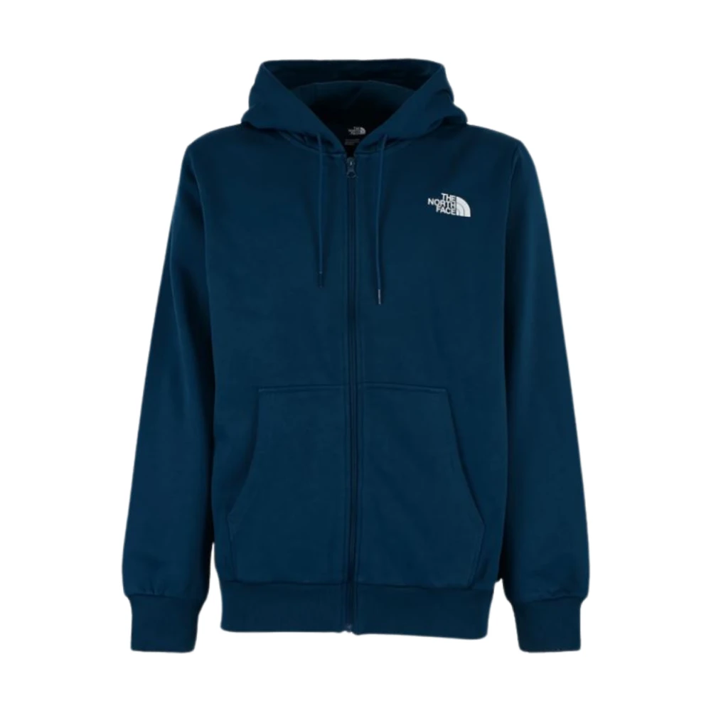 The North Face Stijlvolle Zip-jassen voor buitenavonturen Blue Heren