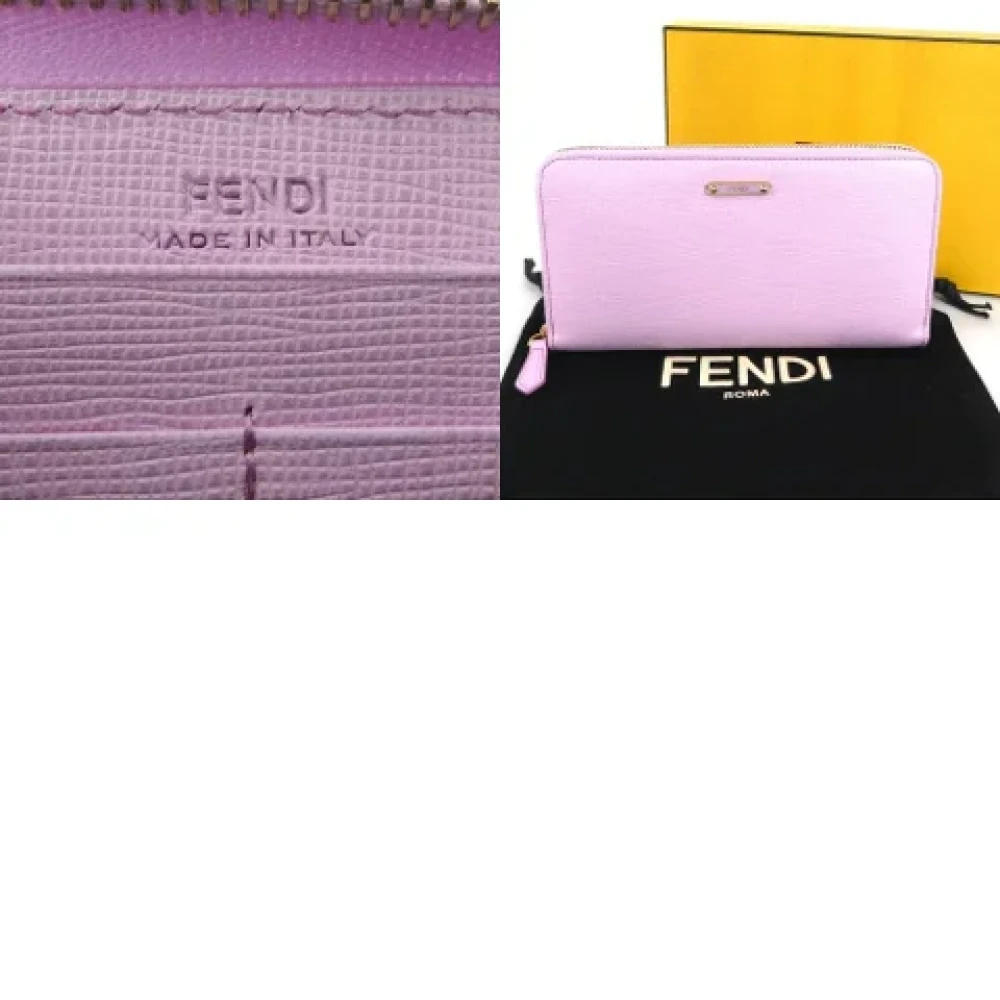 Fendi Vintage Pre-owned Leather wallets Pink Dames