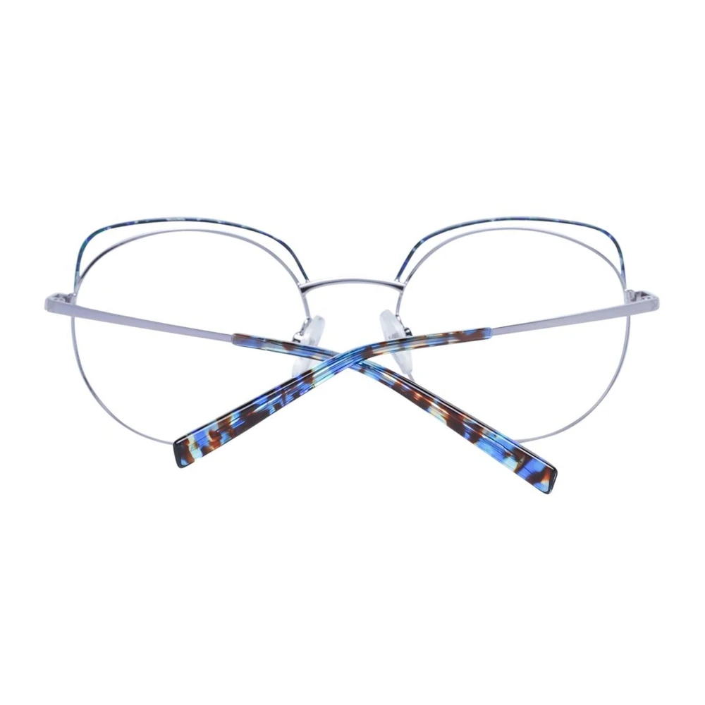 Ana Hickmann Paarse Metalen Ronde Optische Monturen voor Vrouwen Purple Dames