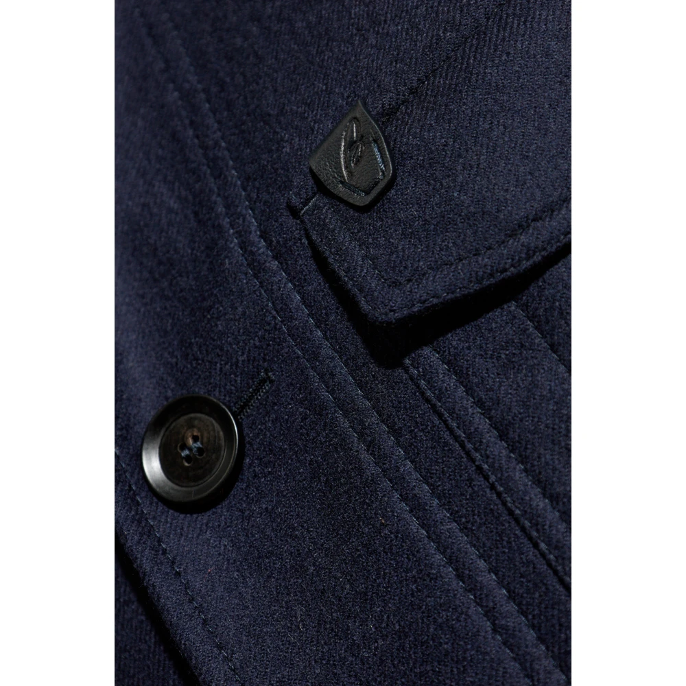 Brioni Wollen jas Blue Heren