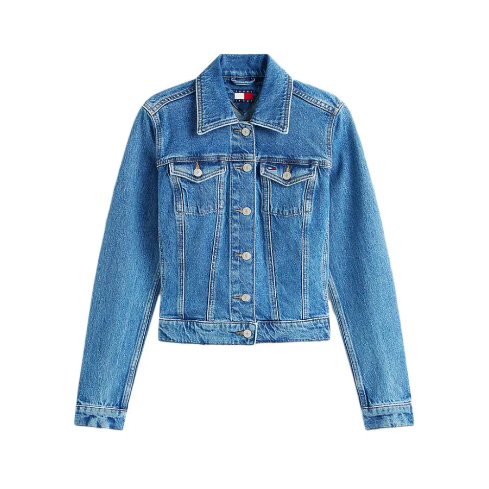 Tommy Jeans Blue Vivianne Denim Jacket - Female - Denim Jackets - S - Jackets