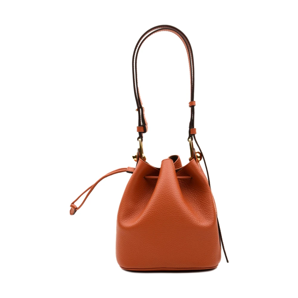 Furla Women's Brown Bucket Bags, One Size, Orange Sfera Bag