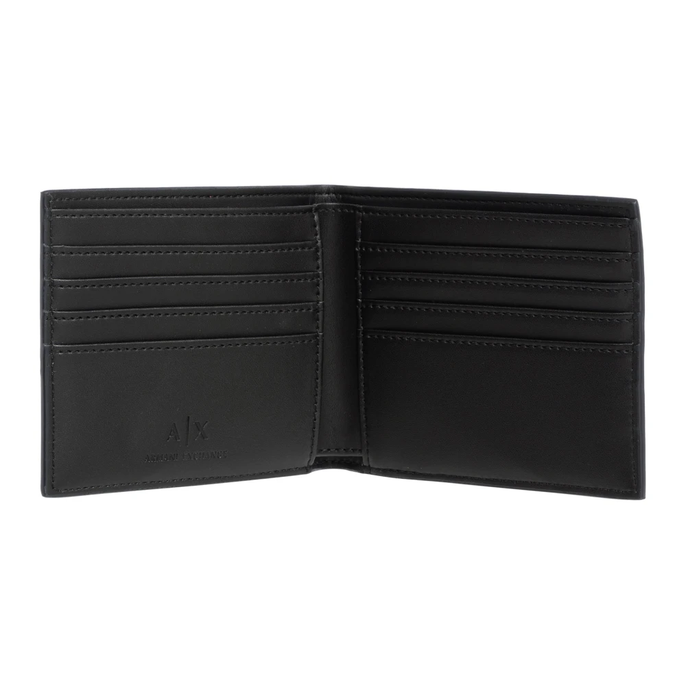 Armani Exchange Logo Multikleur Kaartsleuven Portemonnee Multicolor Heren