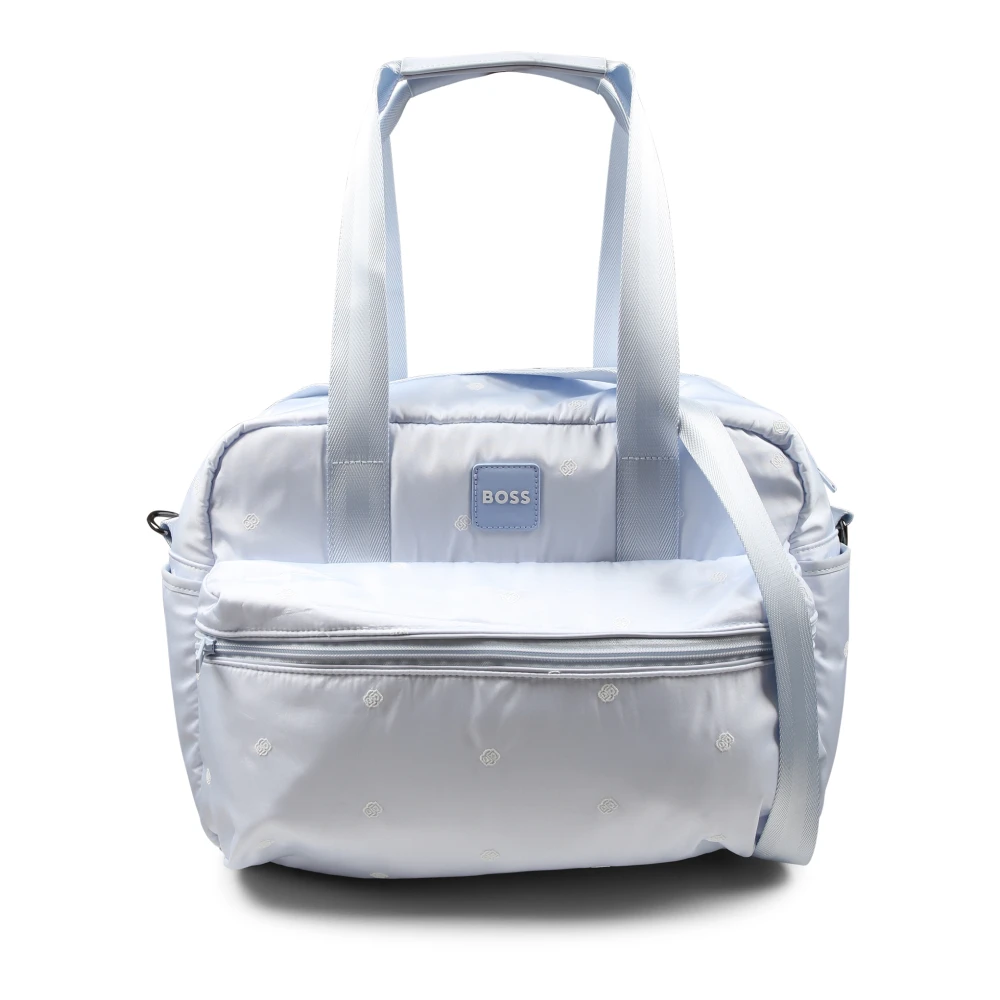 Hugo Boss Blauwe luiertas met logomonogram Blue Unisex
