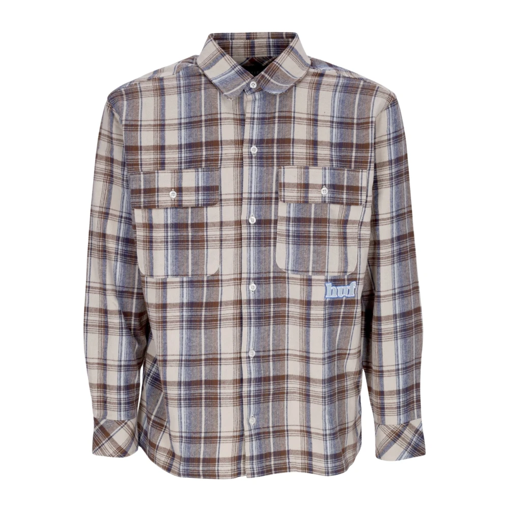 Huf Multicolor Checked Flannel Shirt Cream - Male - Casual Shirts - Xl - Shirts