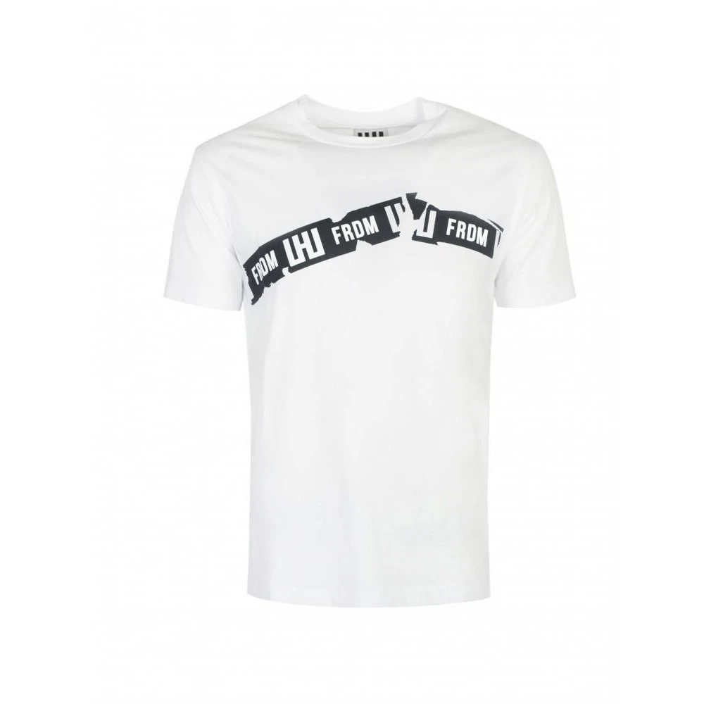 Les Hommes Heren Ronde Hals T-shirt White Heren