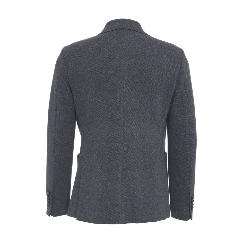 Circolo 1901 Blauwe Blazer voor Mannen Aw24 Gray Heren
