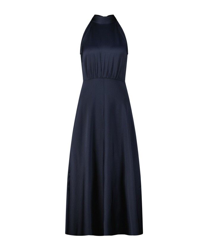 elegante-robe-trapeze-a-col-halter