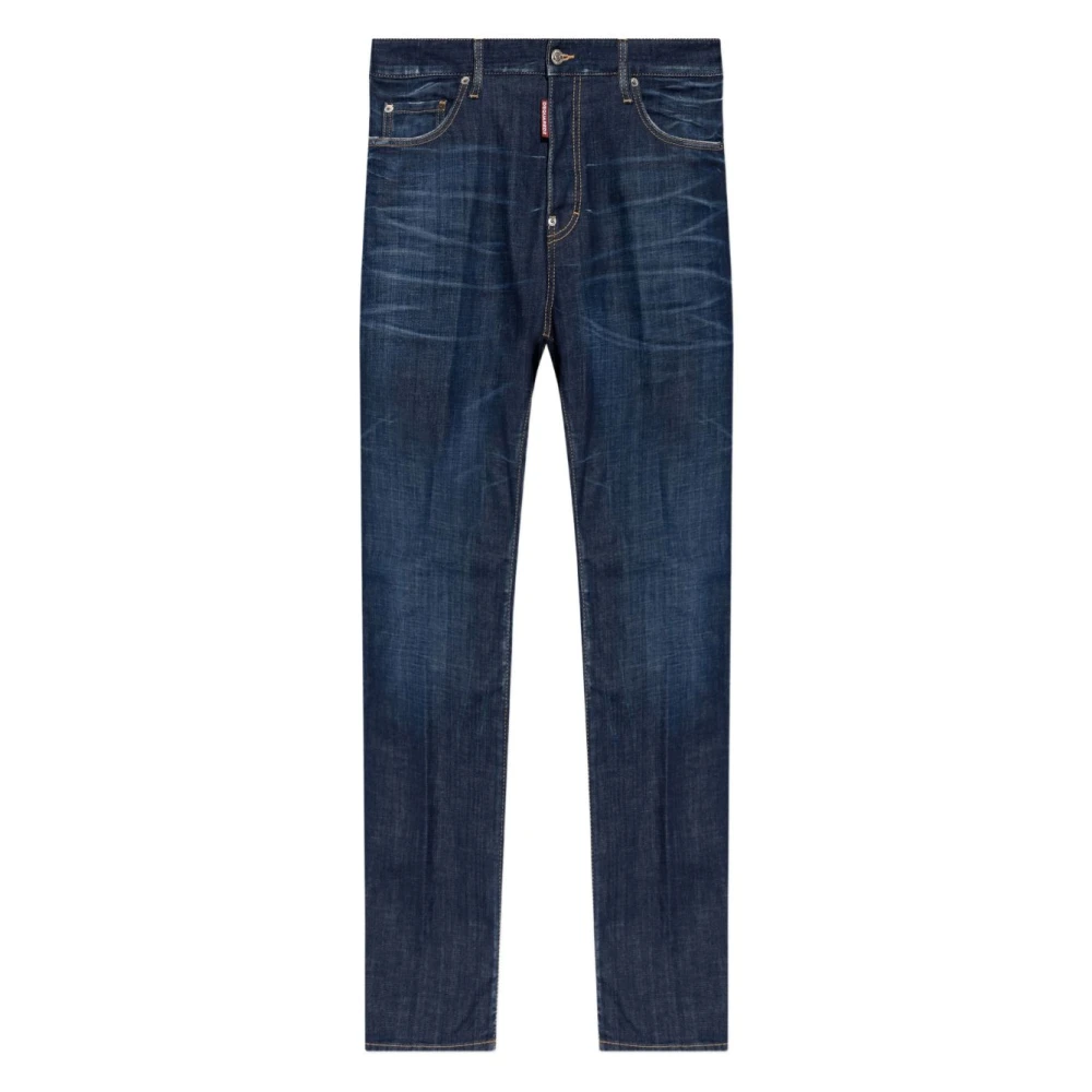 Dsquared2 Men's Blue Straight Fit Jeans, Xs, 642 Jeans