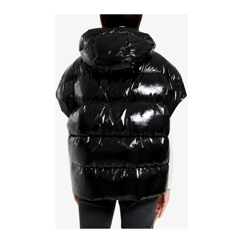 Herno Zwart Iridescent Donsjack Black Dames