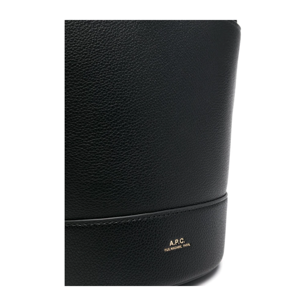 A.p.c. Zwarte tassen met verstelbare schouderband Black Dames