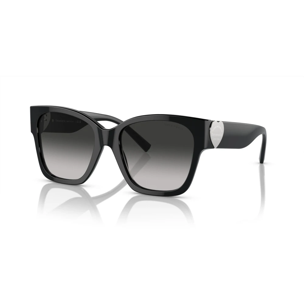 Tiffany Women's Black Sunglasses, 54 Mm, /Grey Shaded Sunglasses