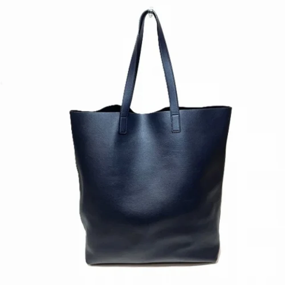 Yves Saint Laurent Vintage Pre-owned Fabric shoulder-bags Blue Dames