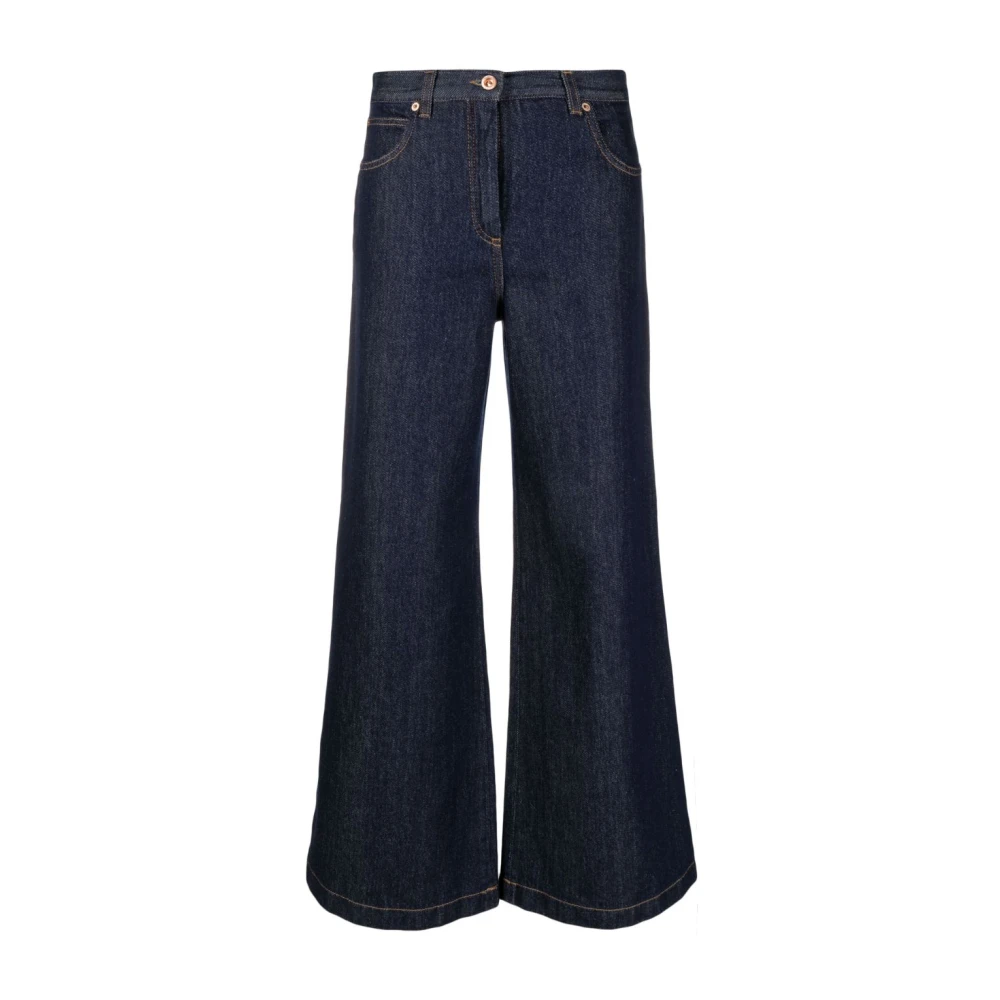 Aspesi Donna Blu - Jeans A Gamba Larga - Jeans - W26