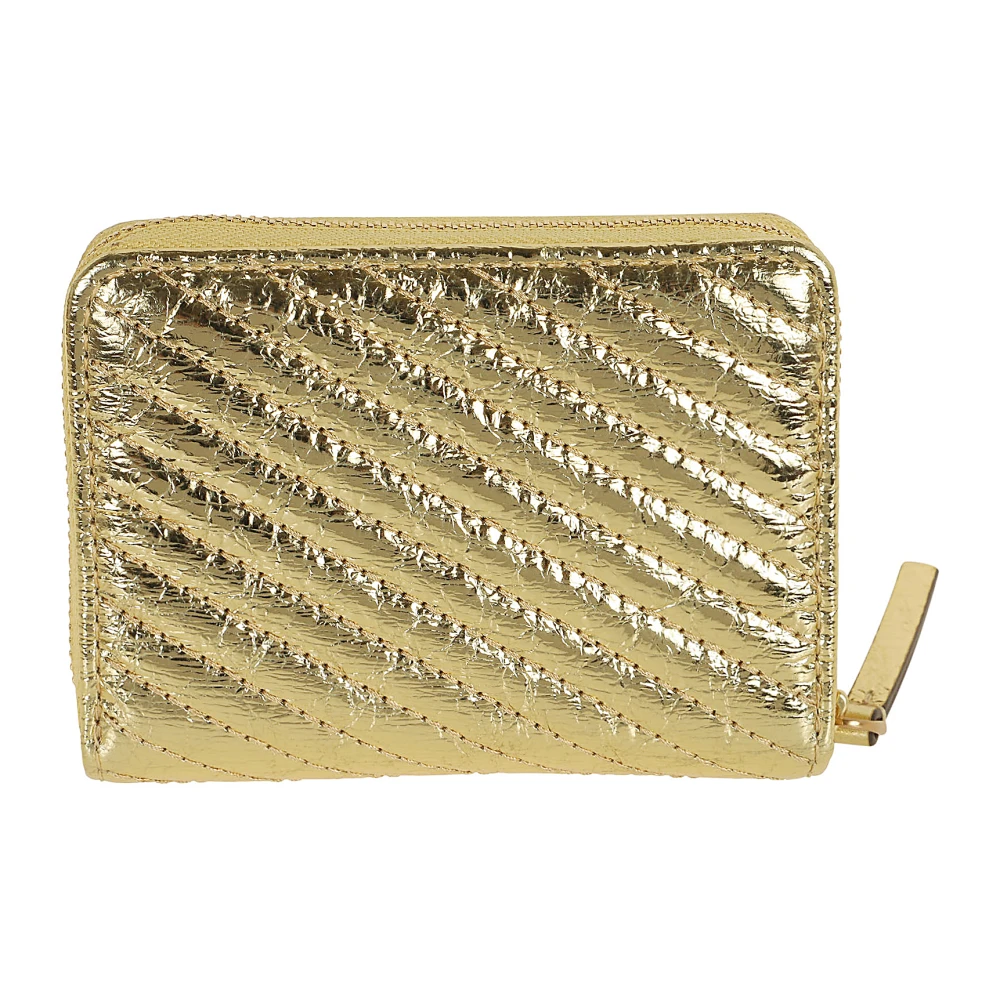 TORY BURCH Metallic Portemonnee Kira Stijl Yellow Dames