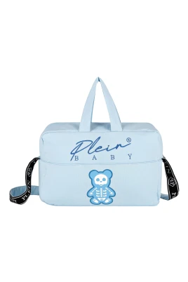 Embroidered-logo Diaper Bag