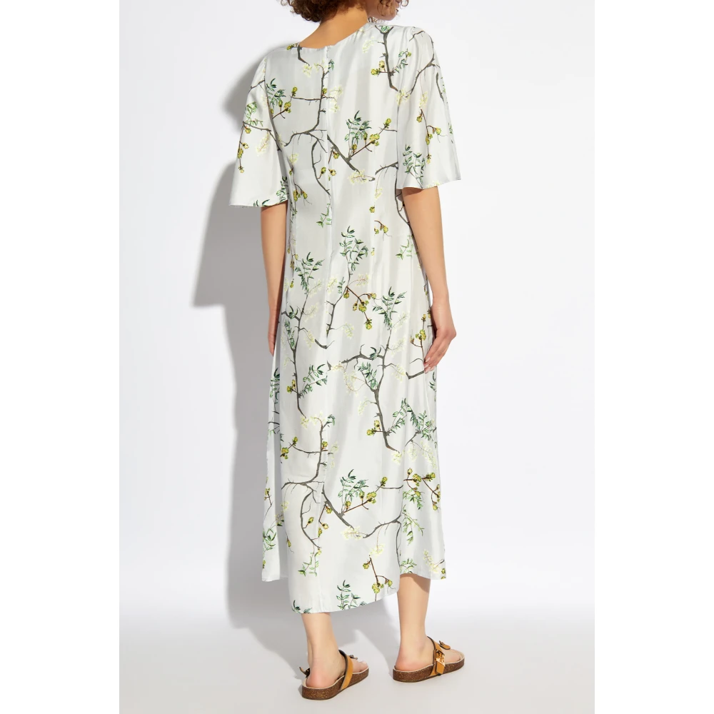 Munthe Bloemenpatroon jurk Gray Dames
