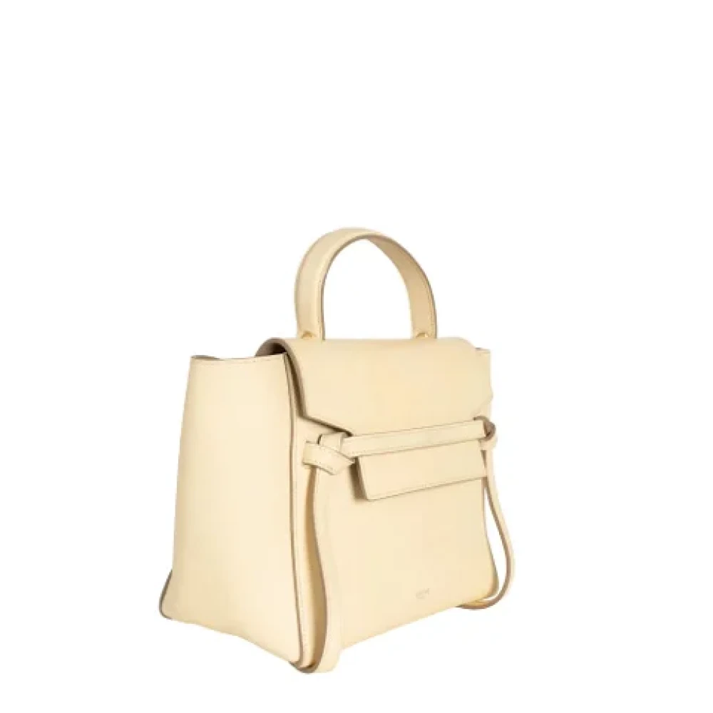 Celine Vintage Pre-owned Leather celine-bags Yellow Dames