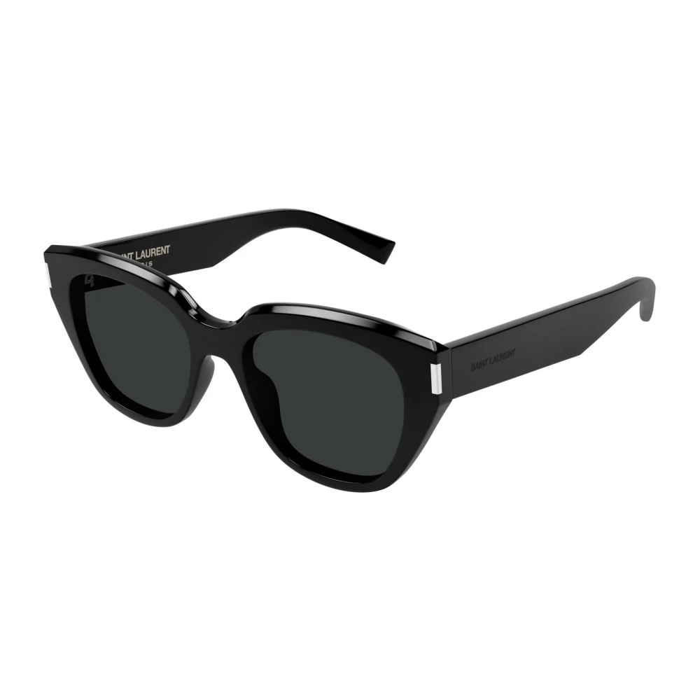 Saint Laurent Women's Black Corner Angle Sunglasses