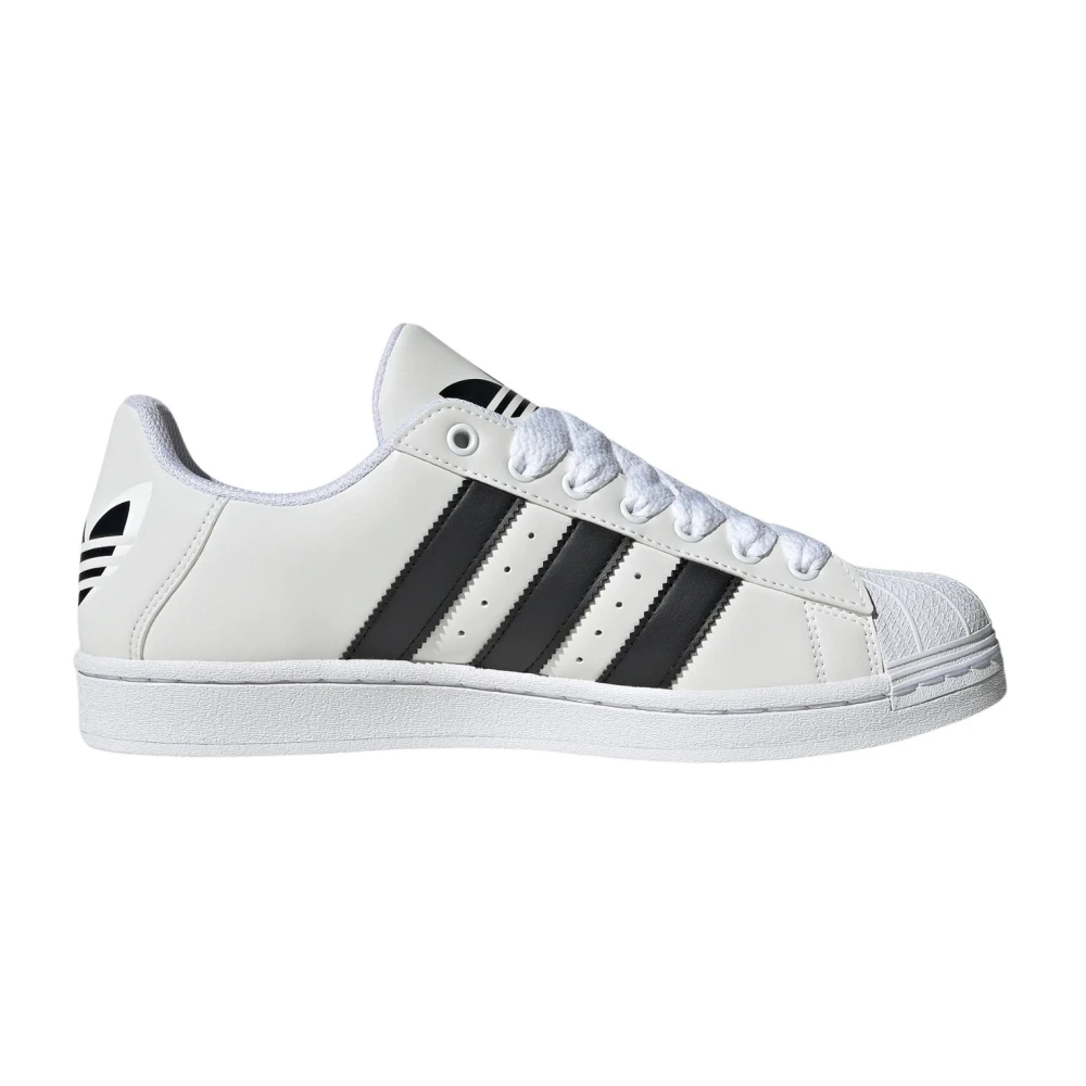 Adidas Originals Reflekterande Superstar Sneakers Vit Svart White, Herr