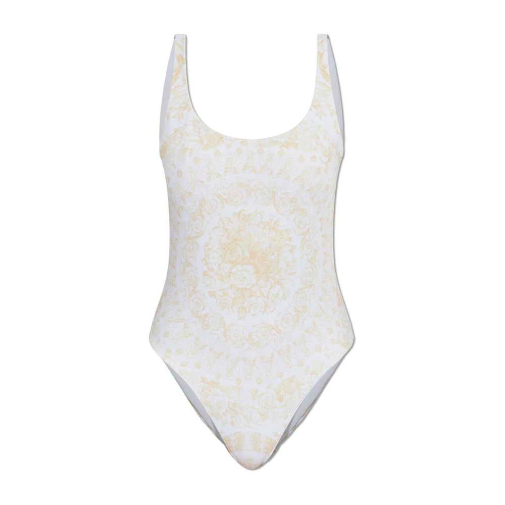 Versace Vit Underwater Barocco Baddräkt, Hel