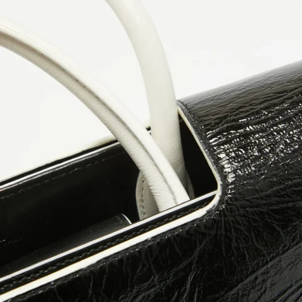 Dior Vintage Pre-owned Leather handbags Black Dames