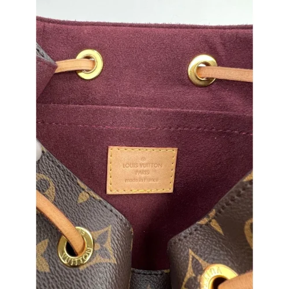 Louis Vuitton Vintage Pre-owned Canvas backpacks Yellow Dames