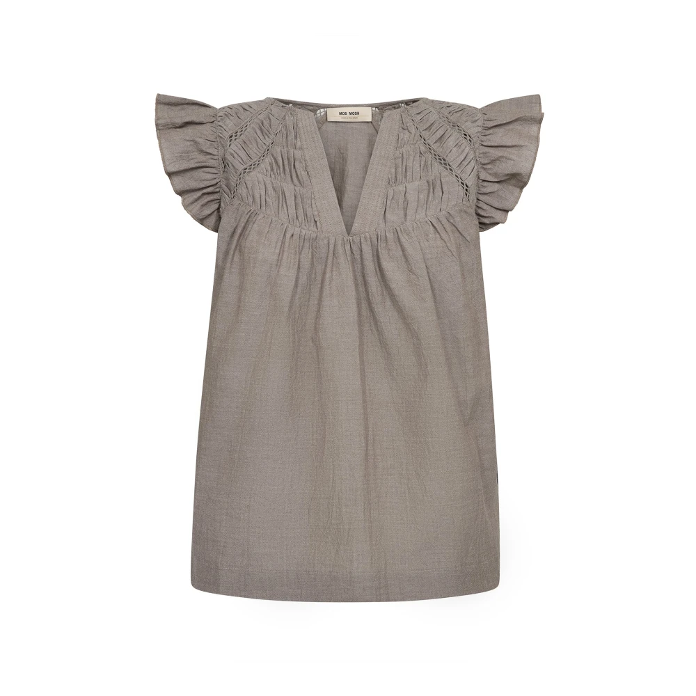 Mos Mosh Vrouw Grijs Overhemden Dames, L, Blouses