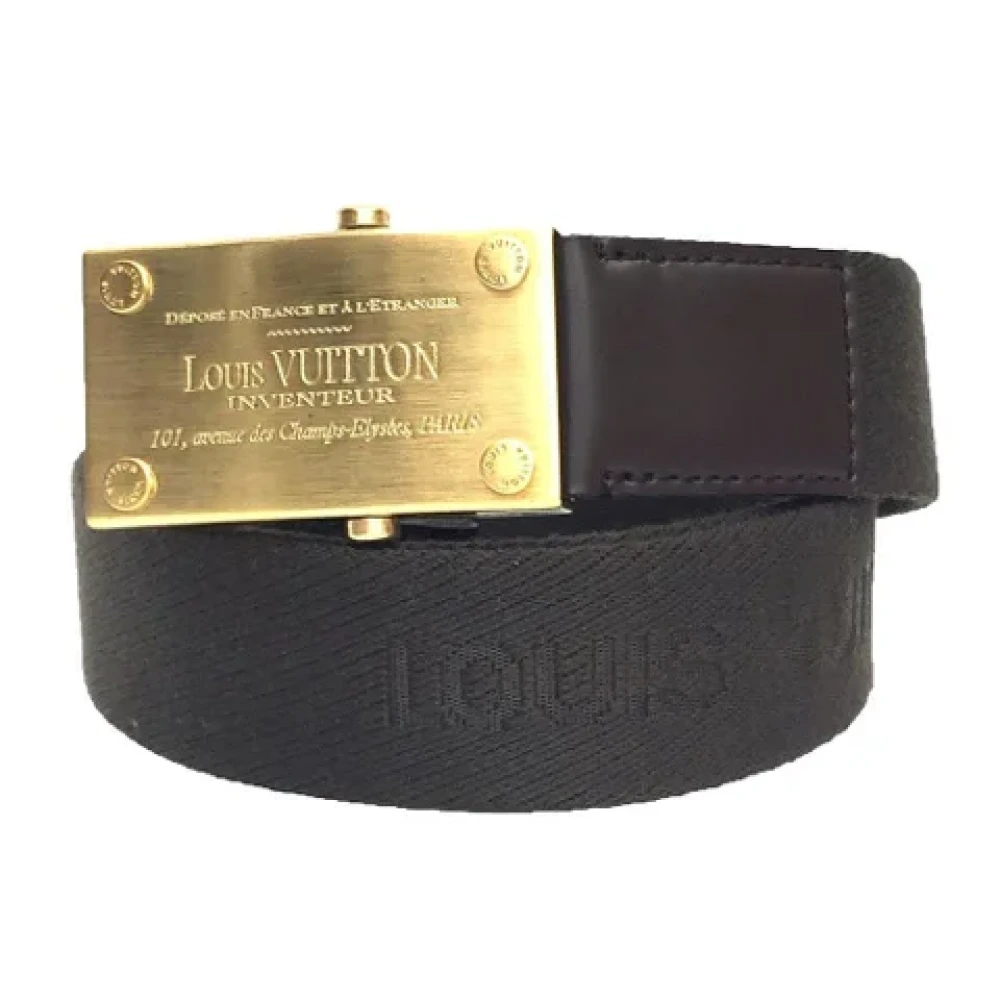Louis Vuitton Vintage Pre-owned Canvas belts Brown Dames