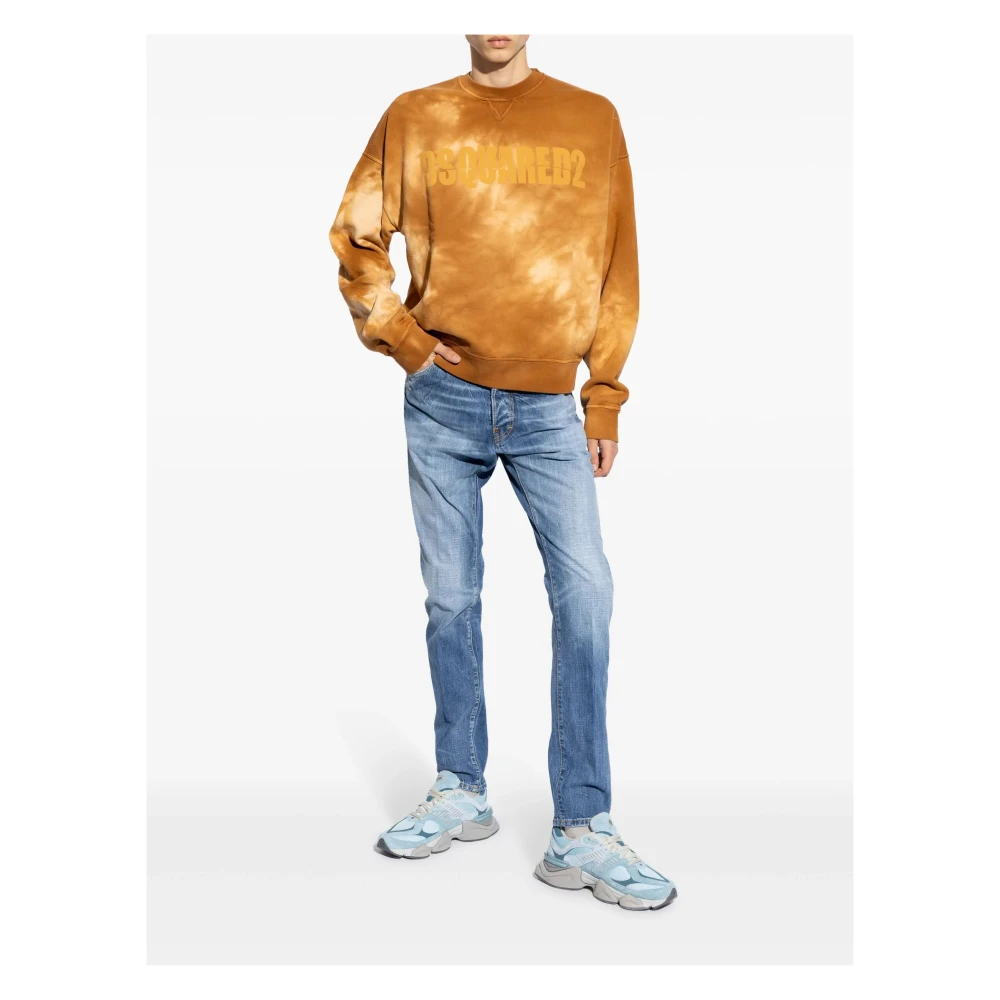 Dsquared2 Navy Blauwe Casual Broek Blue Heren