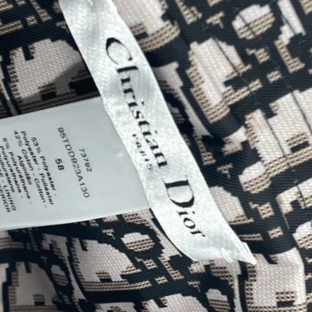 Dior Vintage Pre-owned Cotton hats Black Dames