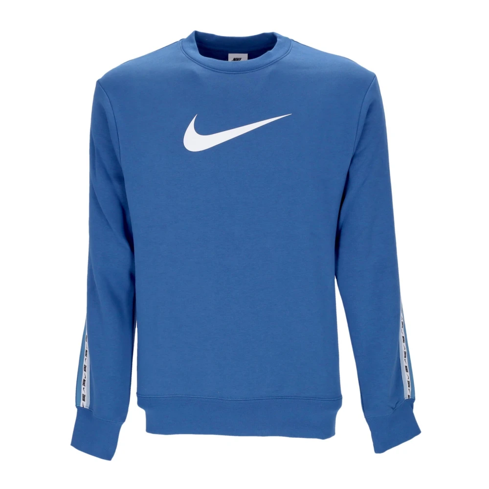 Nike Repeat Fleece Crewneck Sportkleding Blue Heren
