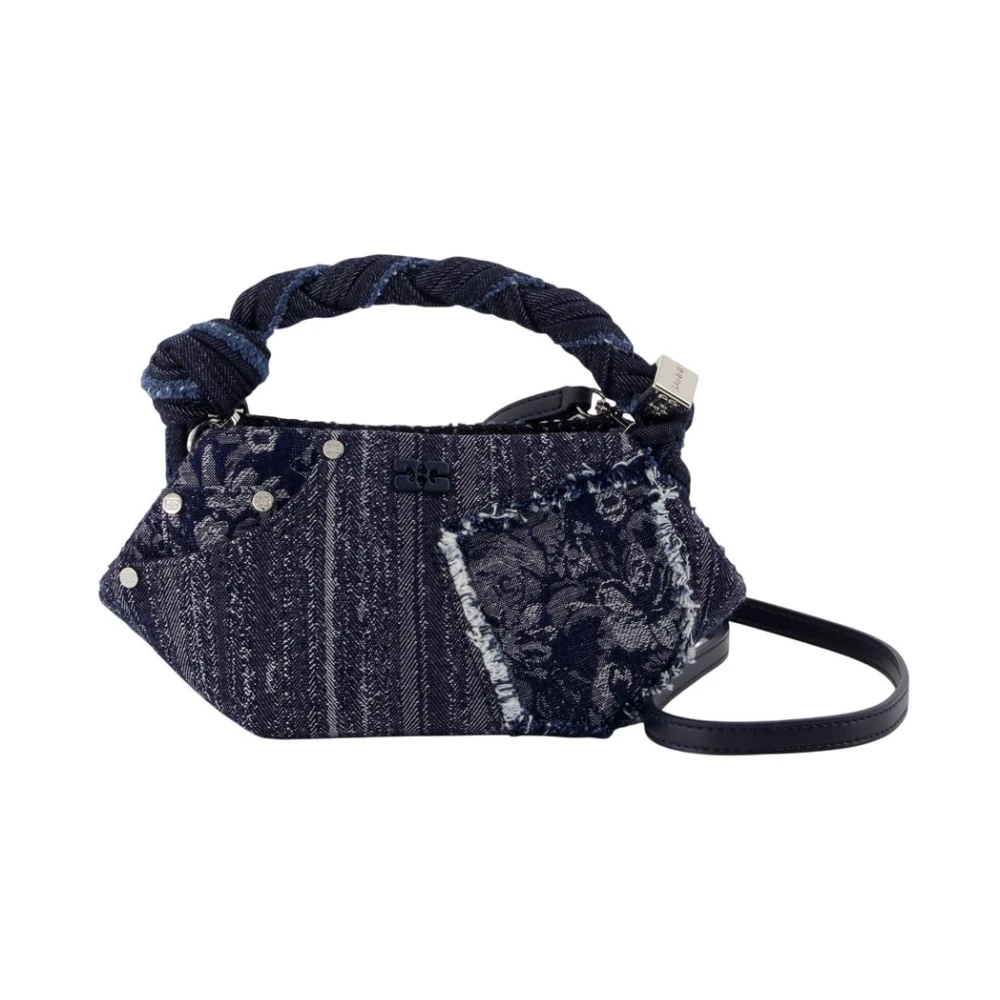Ganni Donna Blu - Mini Bou Bag - Bags - One Size