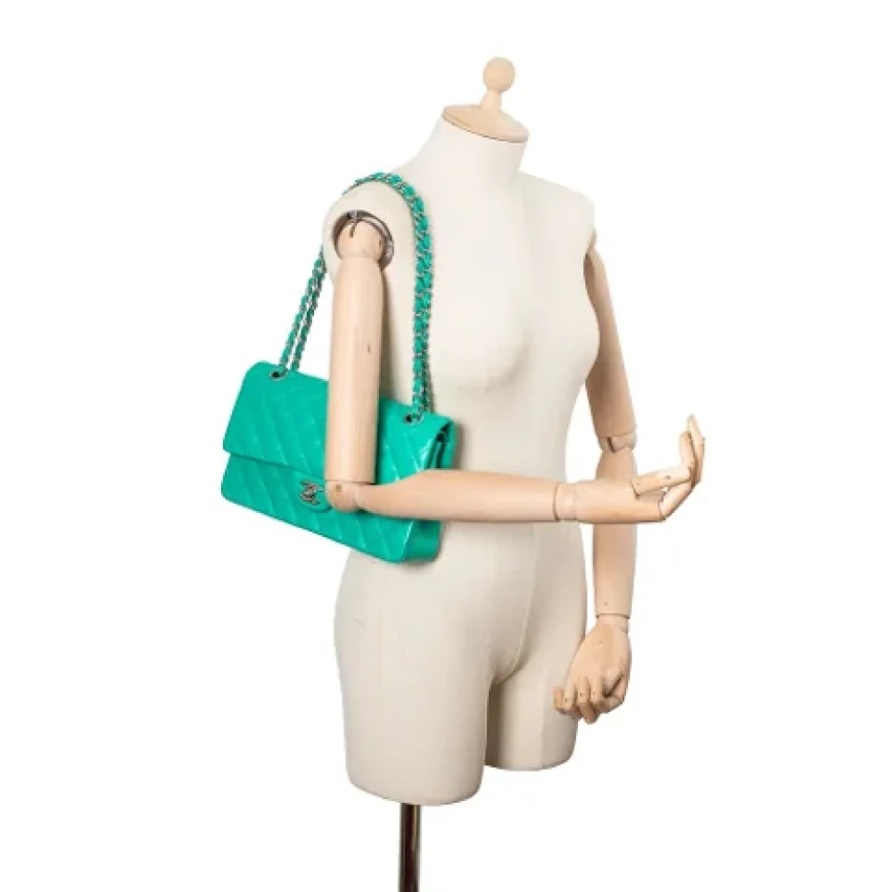 Chanel Vintage Pre-owned Leather chanel-bags Green Dames