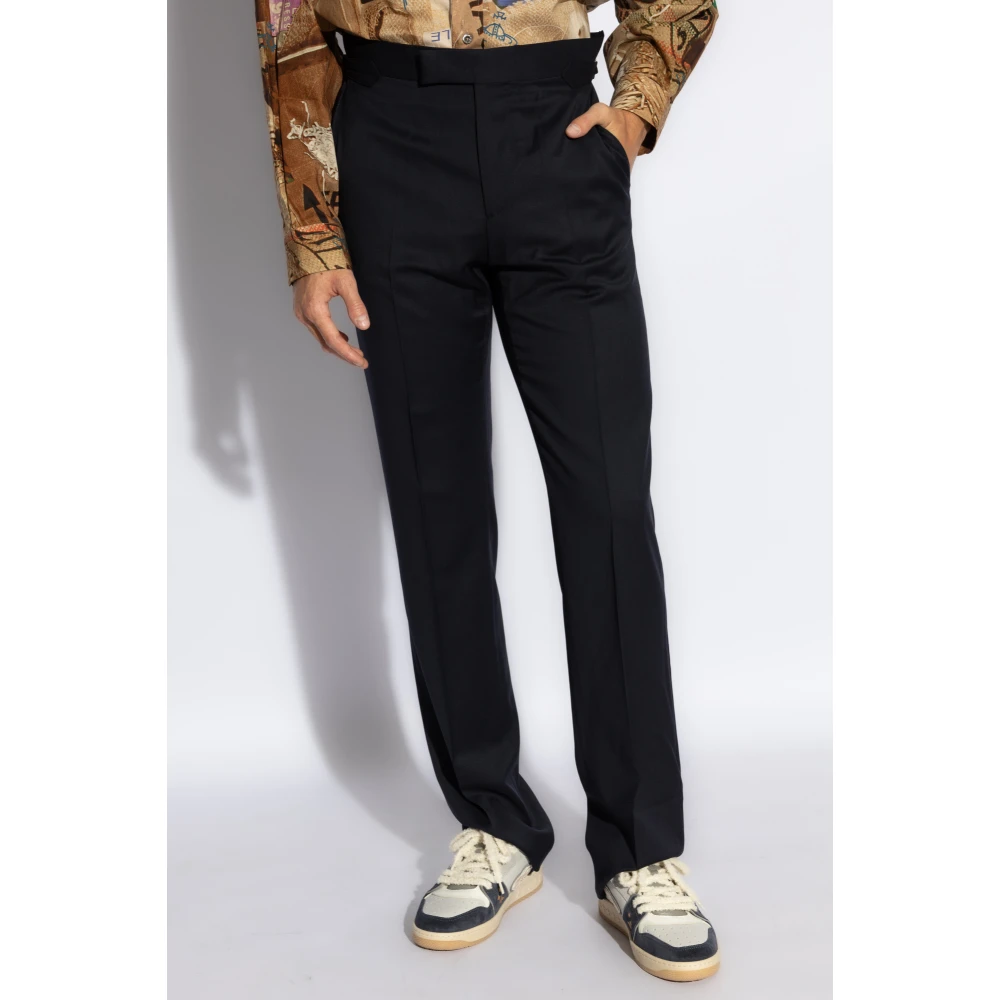 Vivienne Westwood Gekreukelde broek Sang Blue Heren