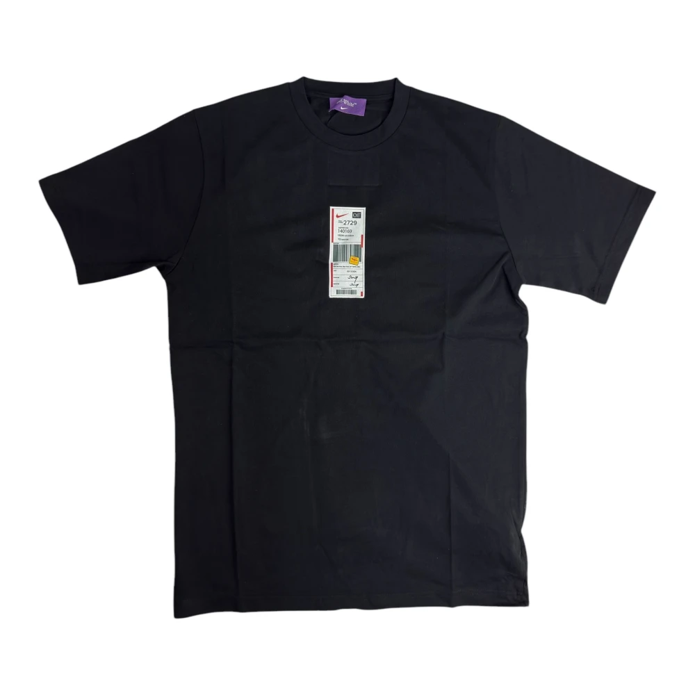 Nike Off-White Samenwerking T-shirt Black Heren