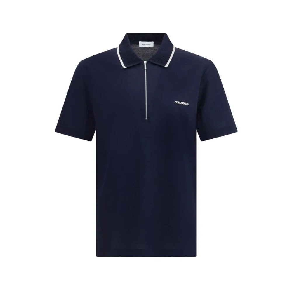 Ferragamo Uomo Blu Top, S, New,