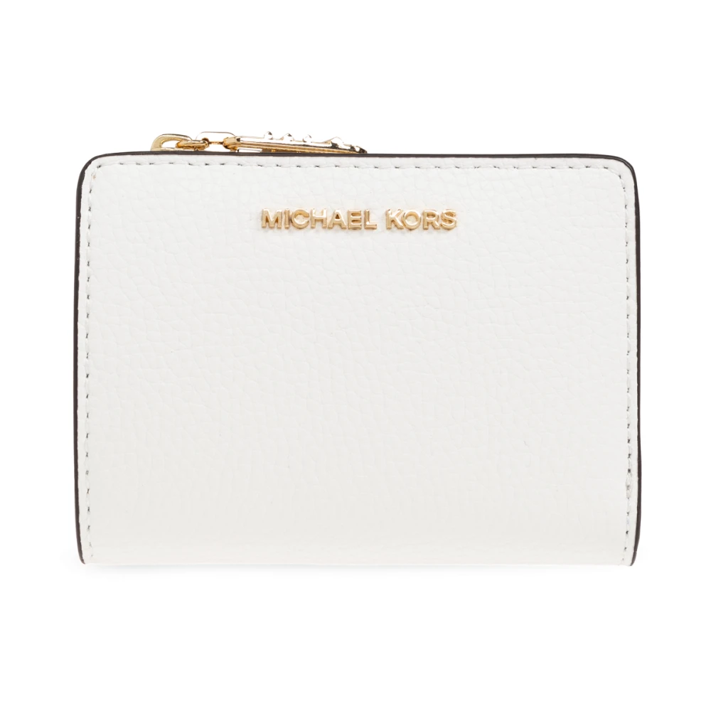 Michael Kors Logo Portemonnee White Dames