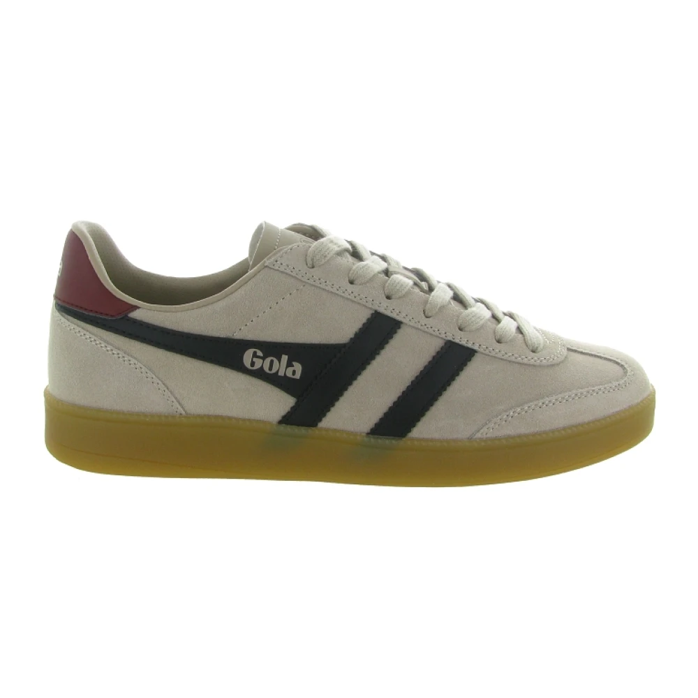 Gola Witte Leren Viper Schoenen Heren Schoenen Beige