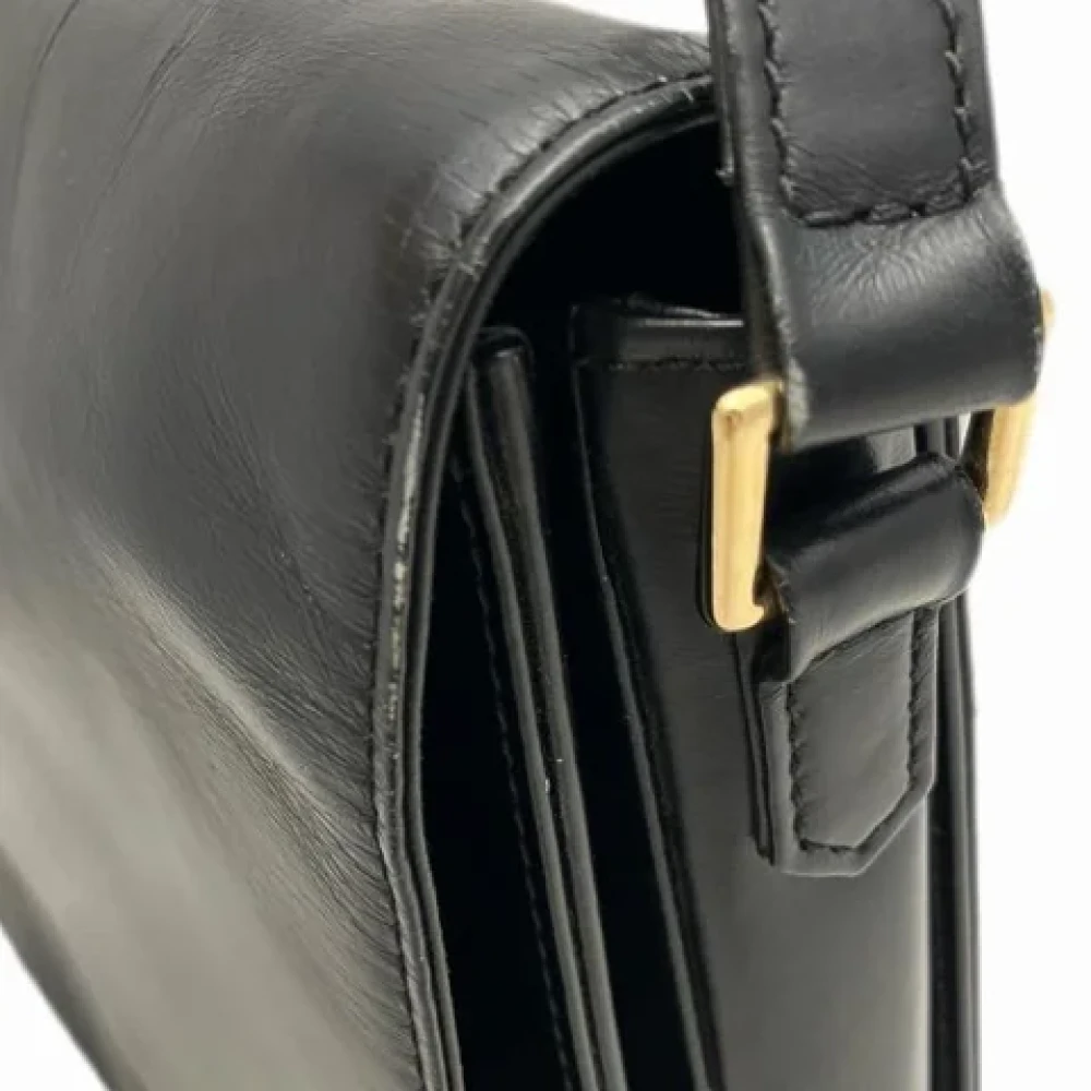 Louis Vuitton Vintage Pre-owned Leather shoulder-bags Black Dames