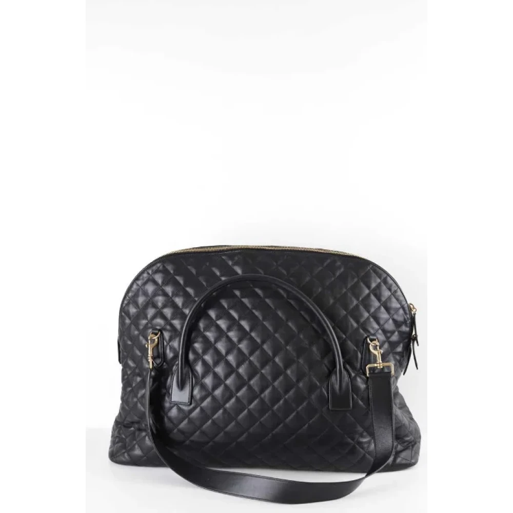 Saint Laurent Vintage Pre-owned Leather travel-bags Black Dames
