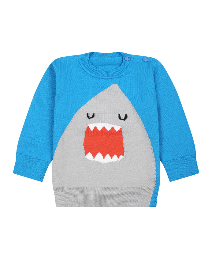 pull-en-coton-bleu-avec-requin-brode