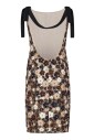 robe-midi-florale-a-sequins-argentes