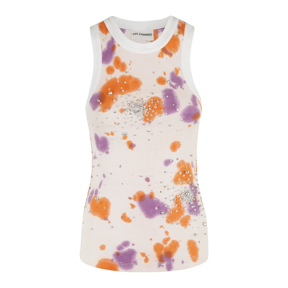 DES Phemmes Splash Borduurwerk Tank Top Multicolor Dames