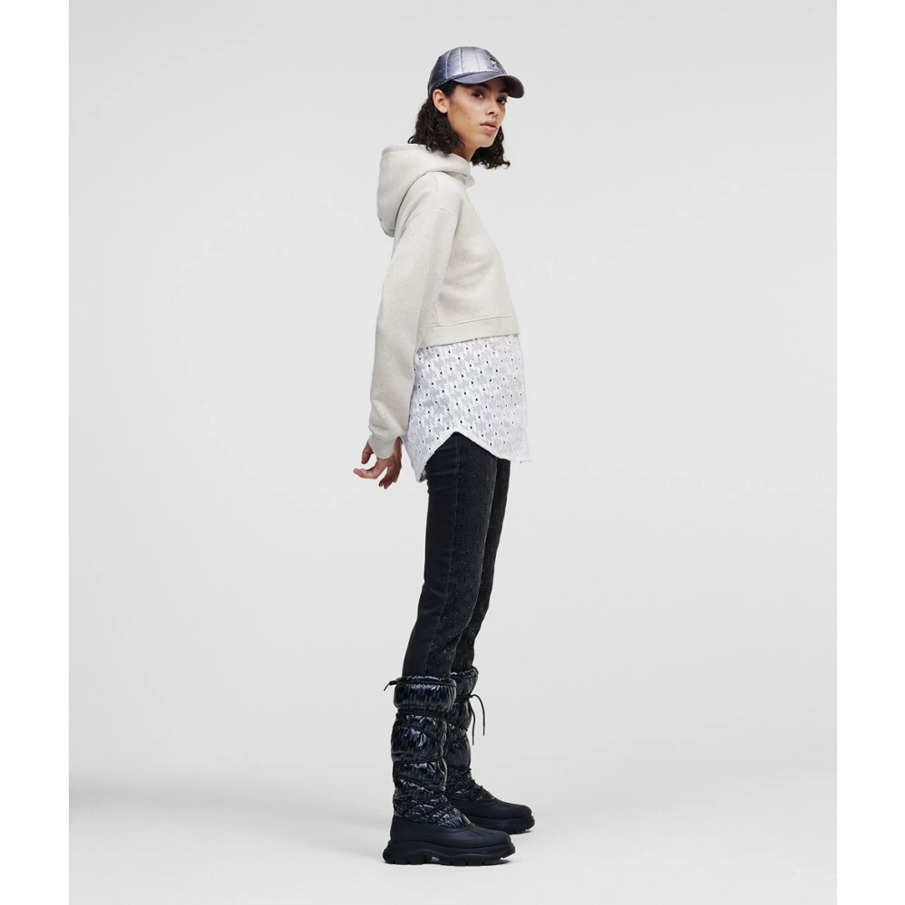 Karl Lagerfeld Capuchon Gray Dames