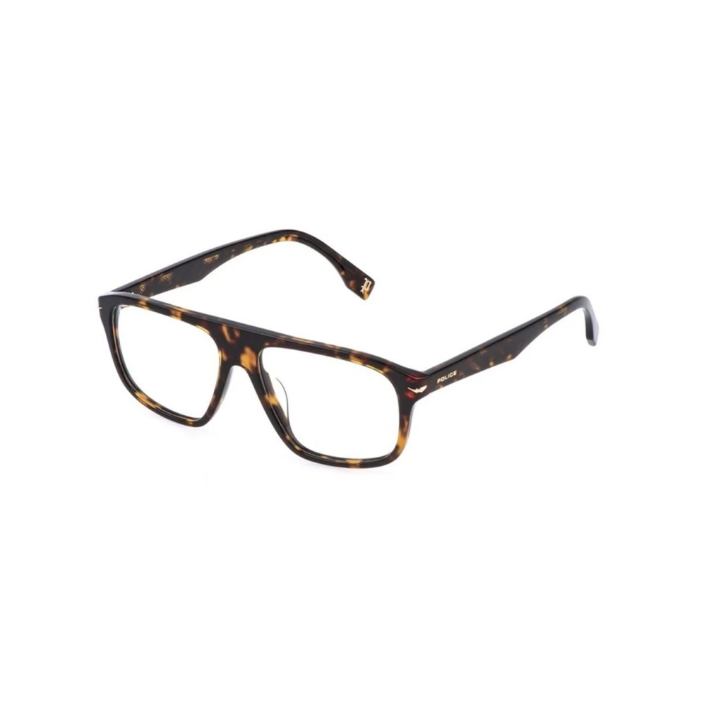 Police Brown Glasses, Male, 55 Mm, Champ 12 Eyeglasses