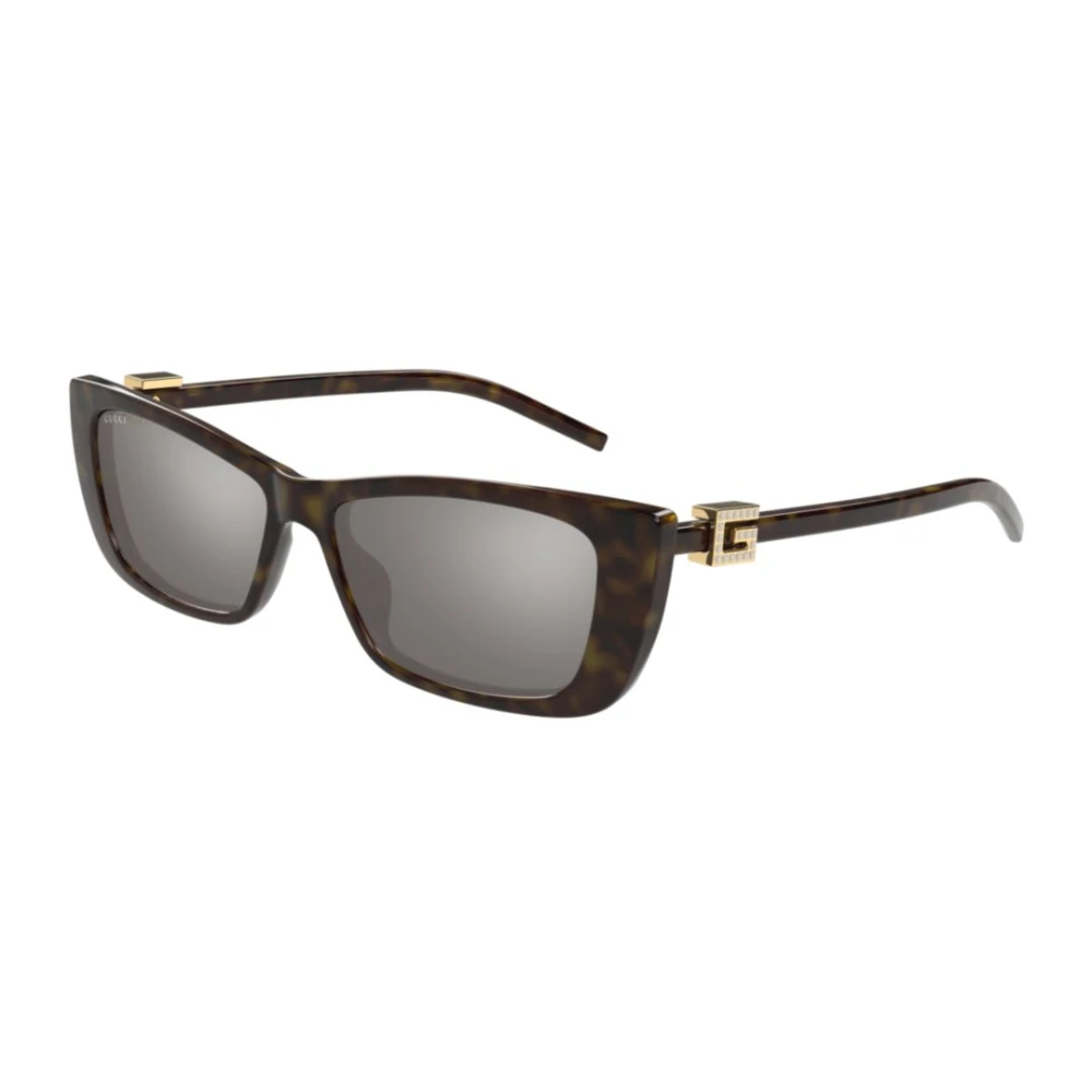 Gucci Unisex Brown Sunglasses, 53 Mm, Cat Eye Sunglasses