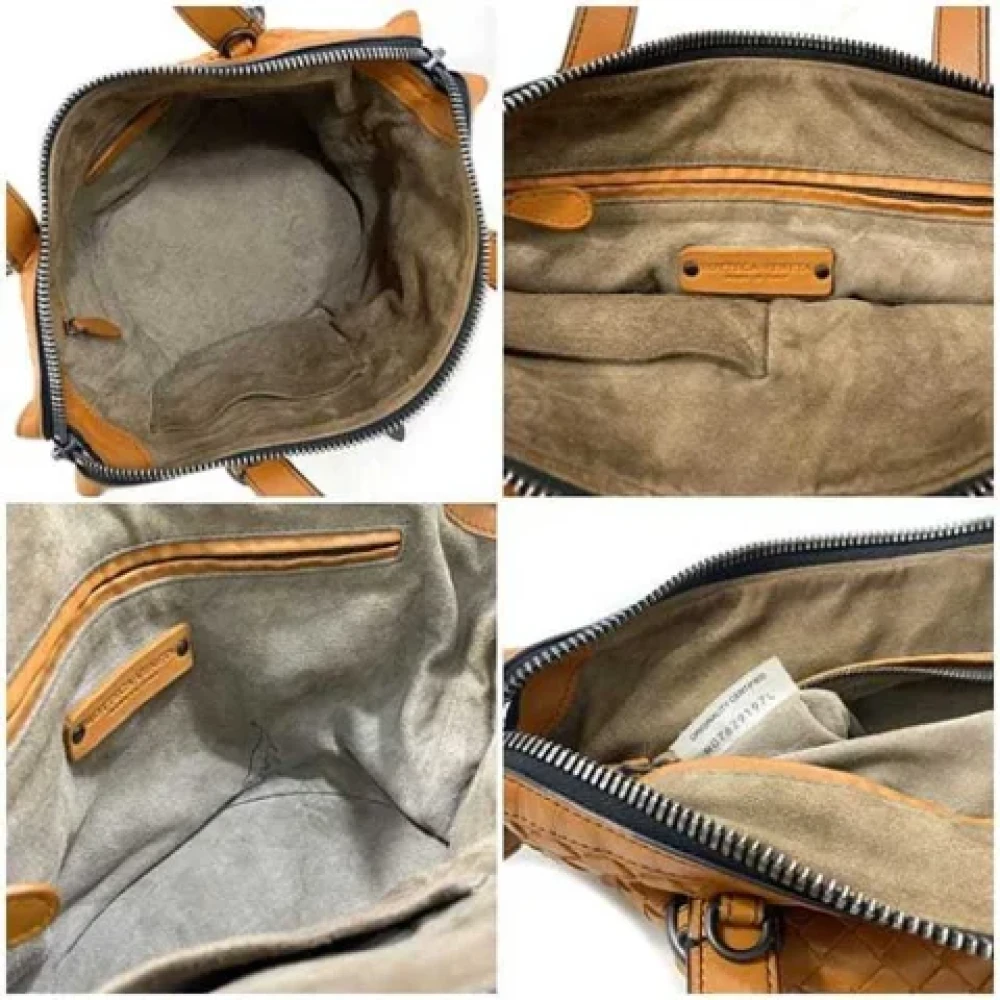 Bottega Veneta Vintage Pre-owned Leather totes Orange Dames